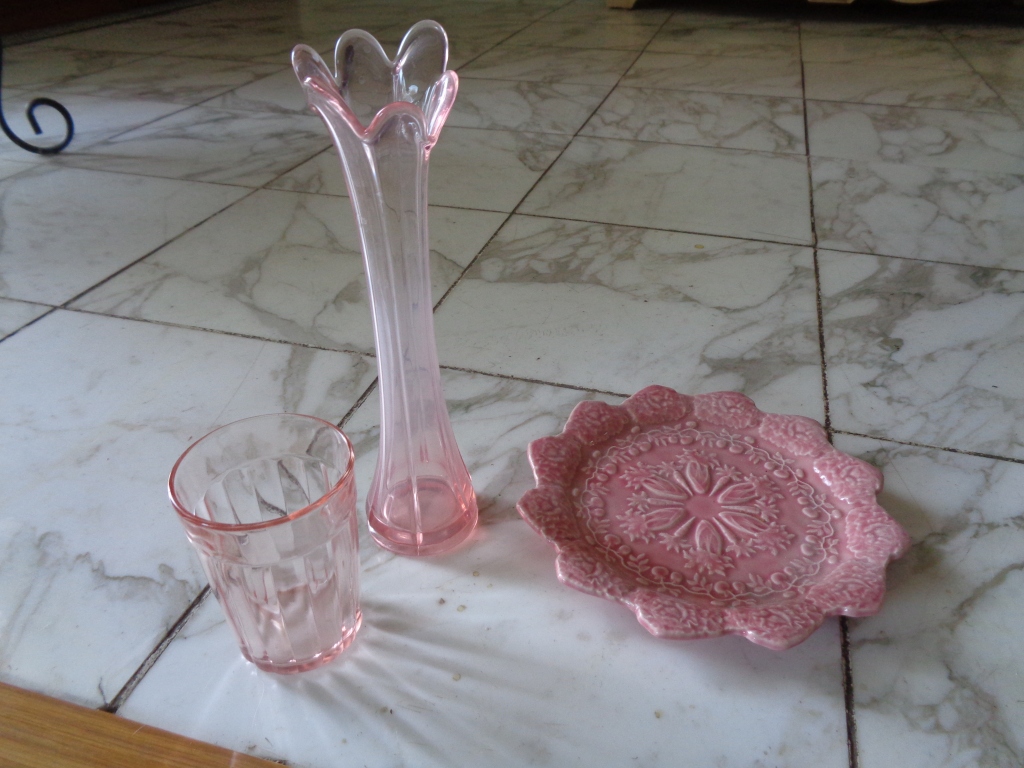 Pink Antiques from Mom's House